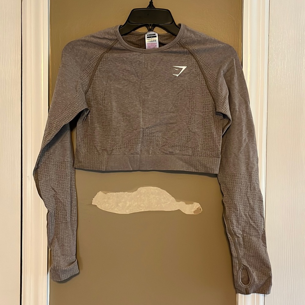 Vital seamless 2.0 long sleeve crop top - gymshark